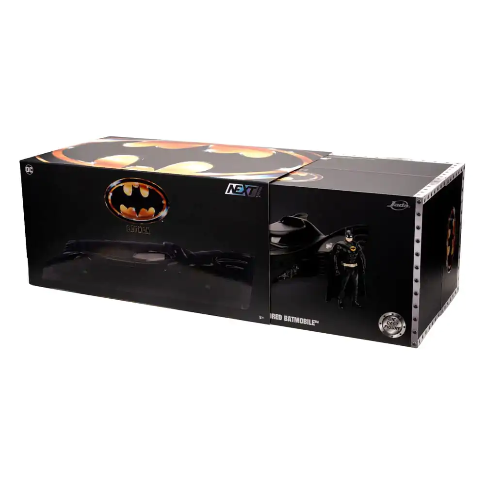 Batman Diecast Model 1/24 1989 Batmobile with figure &amp; shield product photo