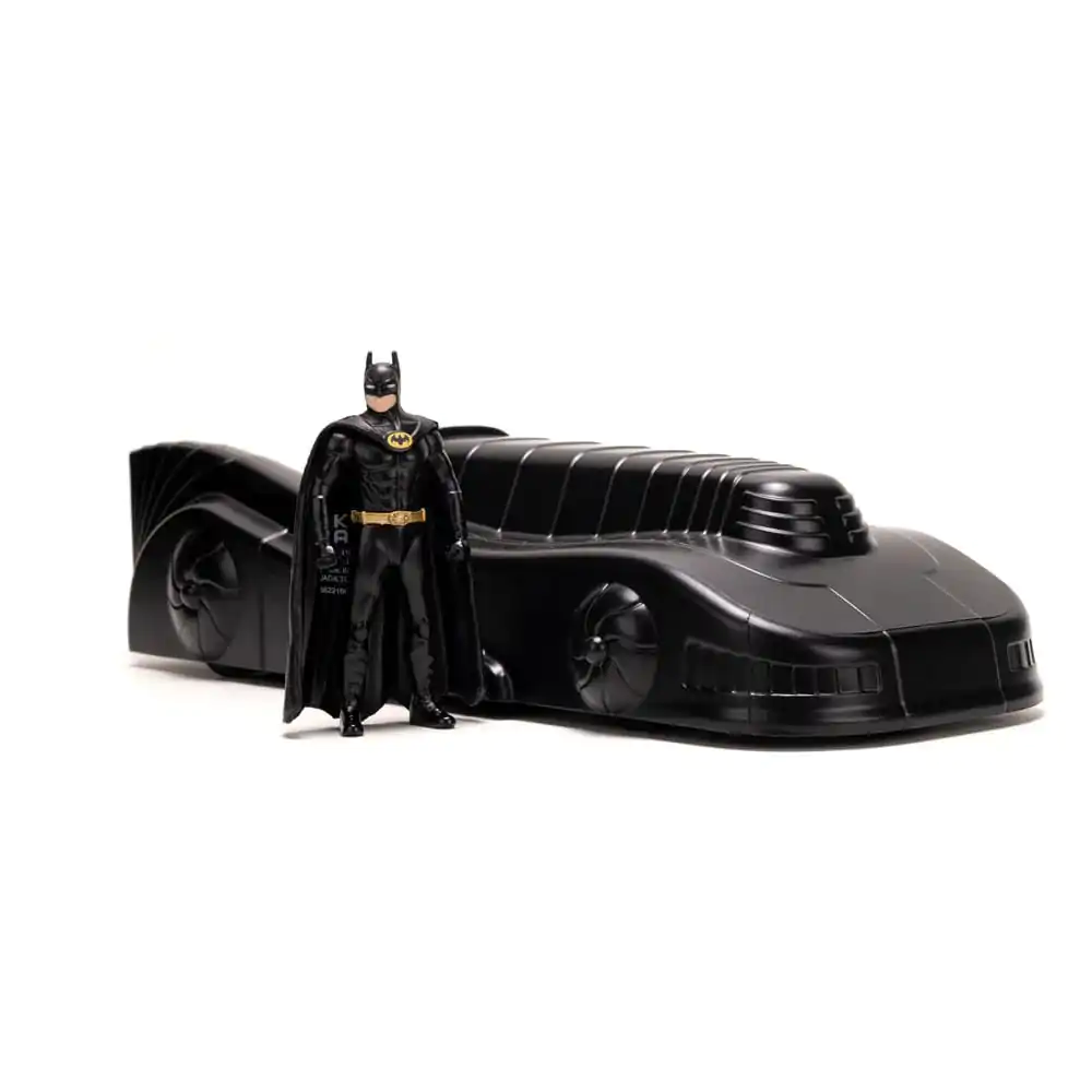 Batman Diecast Model 1/24 1989 Batmobile with figure &amp; shield product photo
