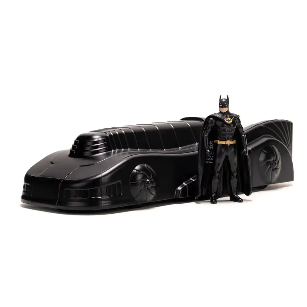 Batman Diecast Model 1/24 1989 Batmobile with figure &amp; shield product photo