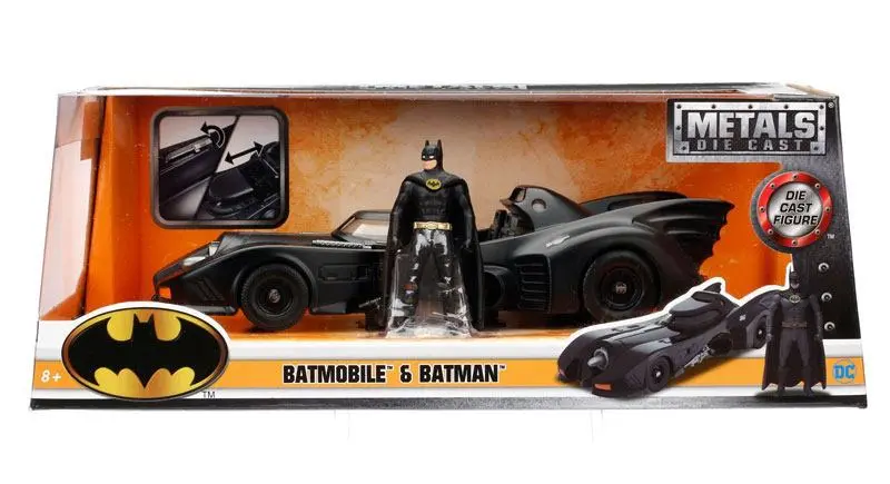 Batman Diecast Model 1/24 1989 Batmobile with figure termékfotó