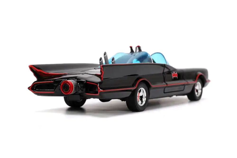 Batman Diecast Model 1/24 Pack of 5 Classic TV Series Batman, Robin, Joker, Penguin &amp; Batmobile product photo