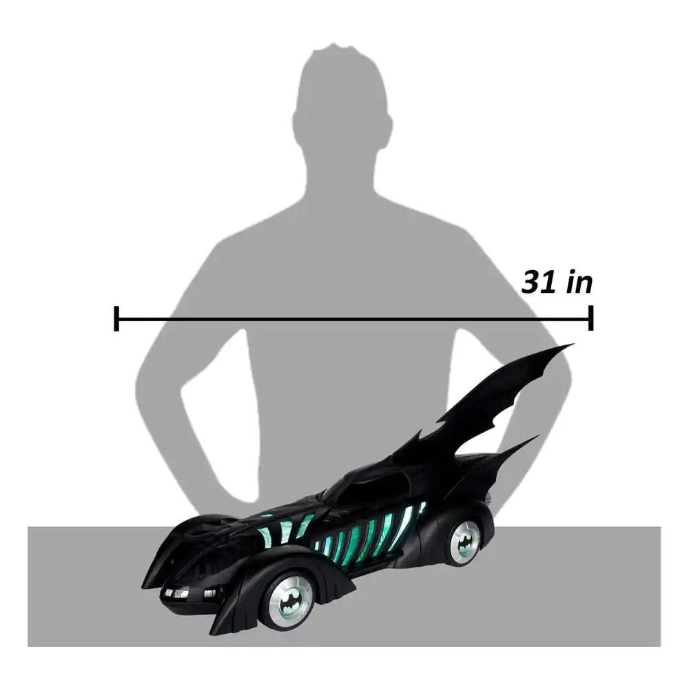 Batman Forever DC Multiverse Action Figure with Vehicle Alfred Pennyworth &amp; Batmobile (Gold Label) 79 cm product photo