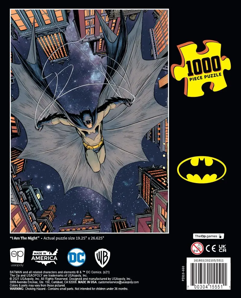 Batman Jigsaw Puzzle I Am The Night (1000 pieces) product photo