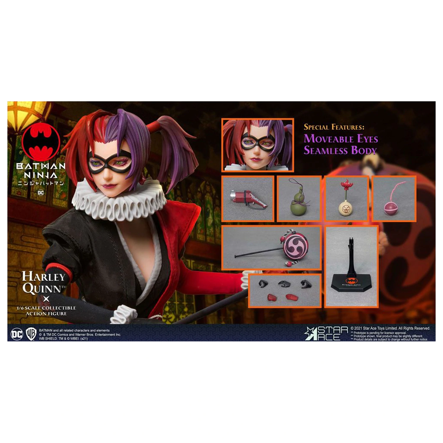 Batman Ninja My Favourite Movie Action Figure 1/6 Harley Quinn Normal Ver. 30 cm product photo