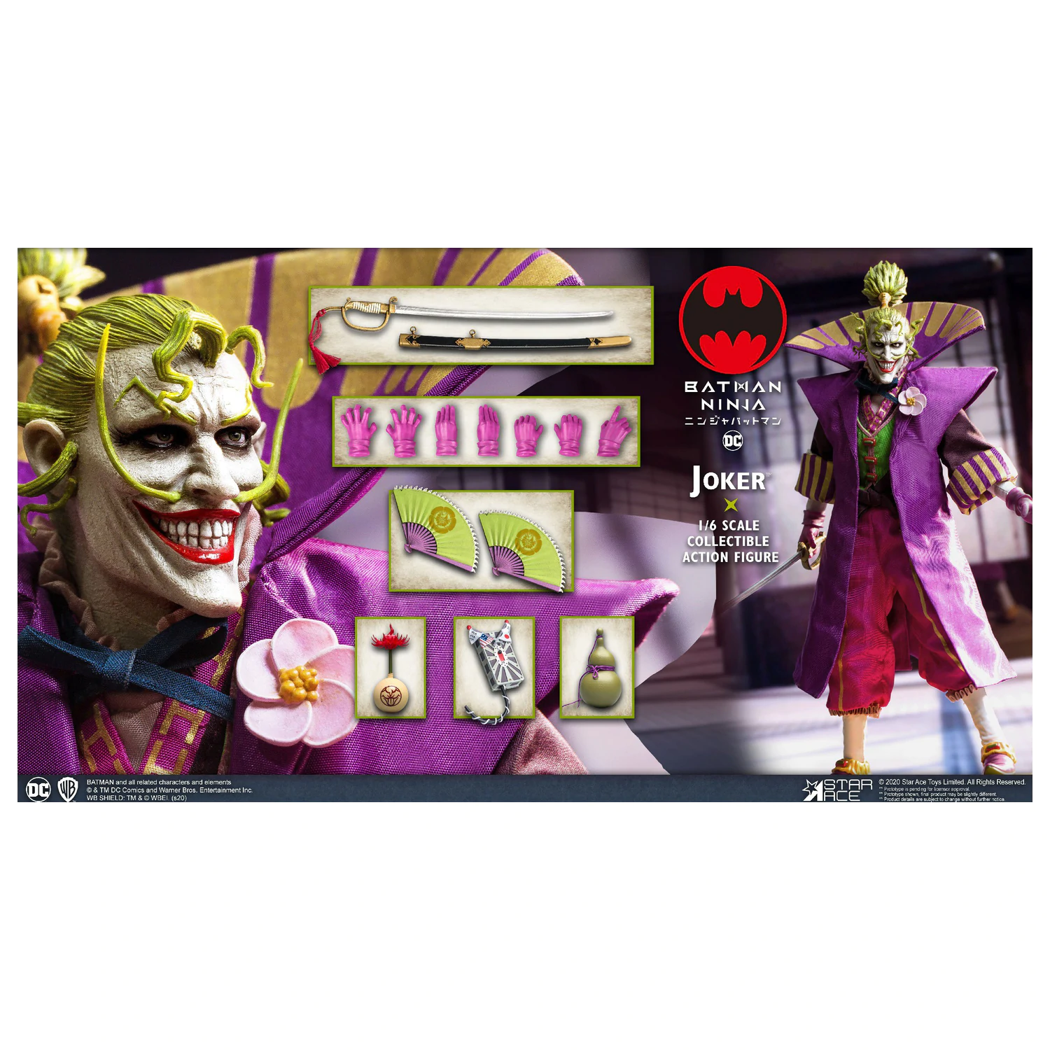 Batman Ninja My Favourite Movie Action Figure 1/6 Joker 30 cm product photo