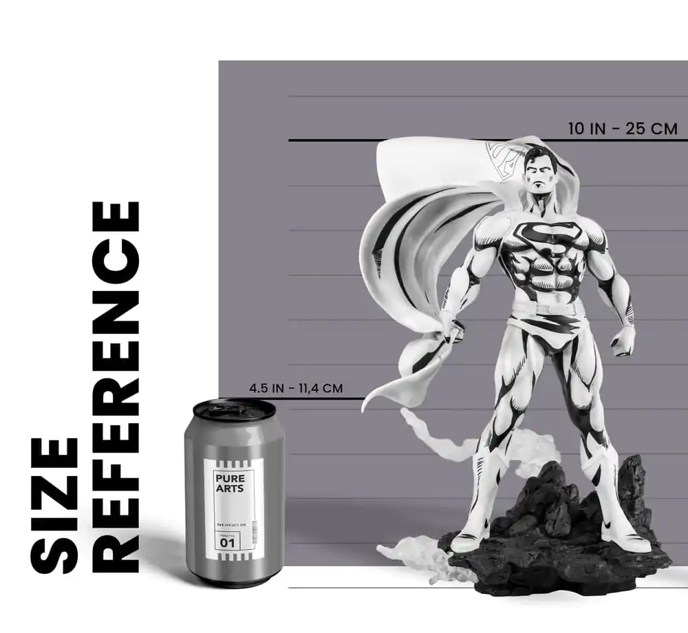 Batman PX PVC Statue 1/8 SDCC 2024 Superman Black & White Version 30 cm product photo