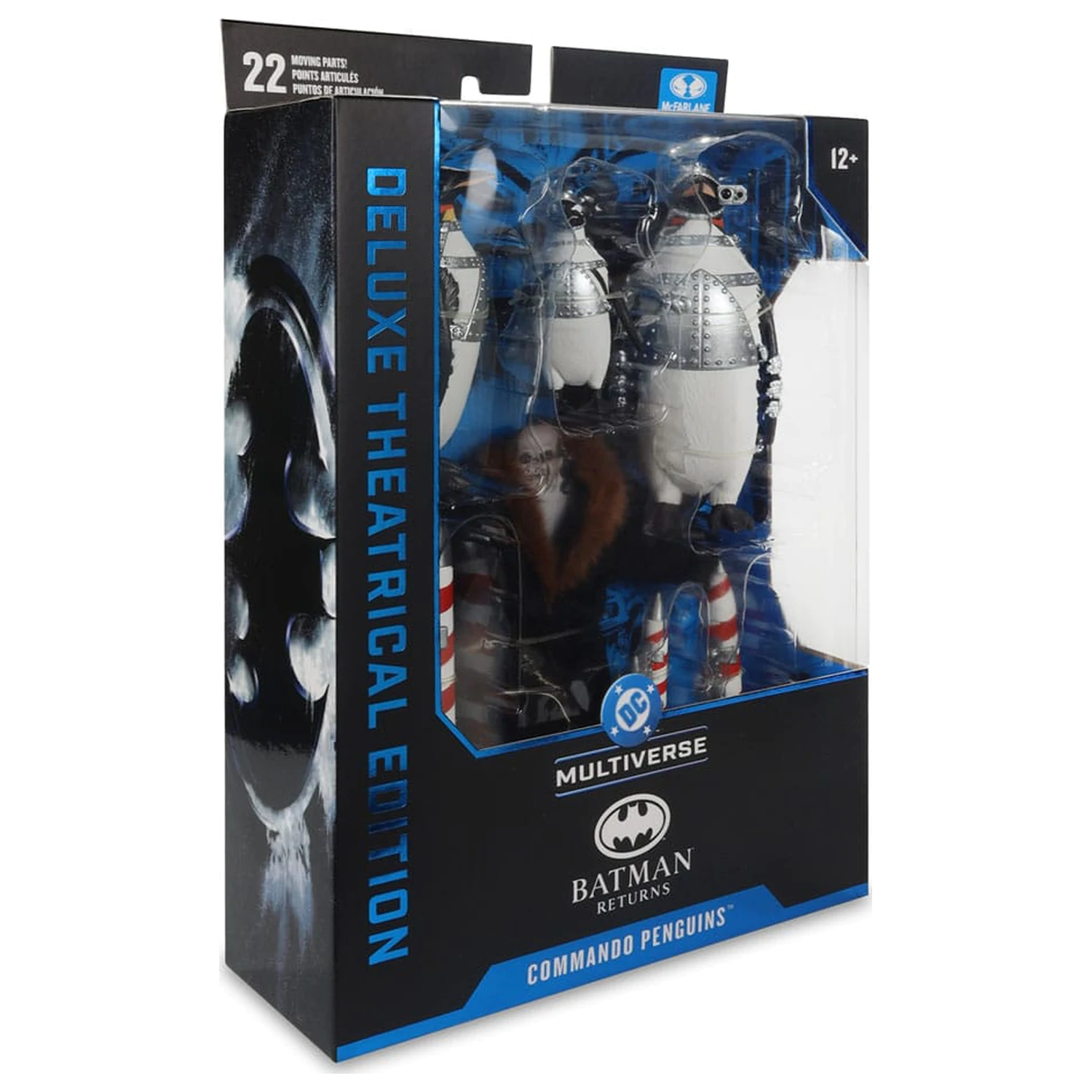 Batman Returns DC Theatrical Deluxe Edition Action Figure Commando Penguins Pack 12 cm product photo