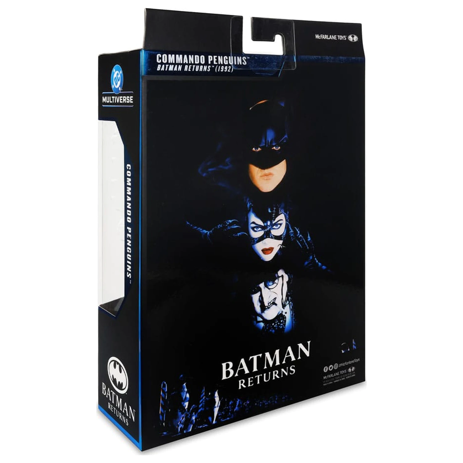 Batman Returns DC Theatrical Deluxe Edition Action Figure Commando Penguins Pack 12 cm product photo