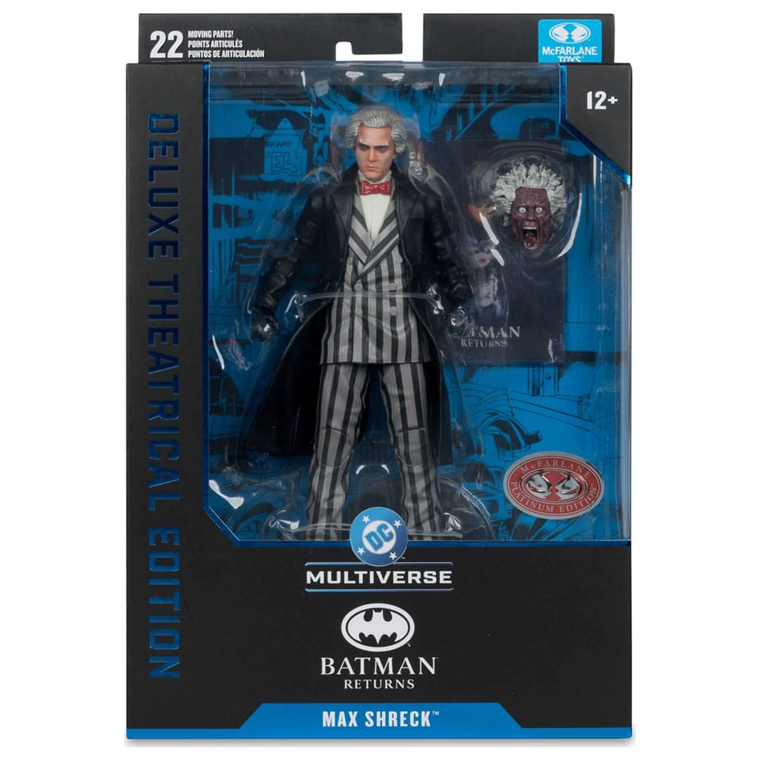 Batman Returns DC Theatrical Deluxe Edition Action Figure Max Shreck (Red Platinum Edition) 18 cm product photo