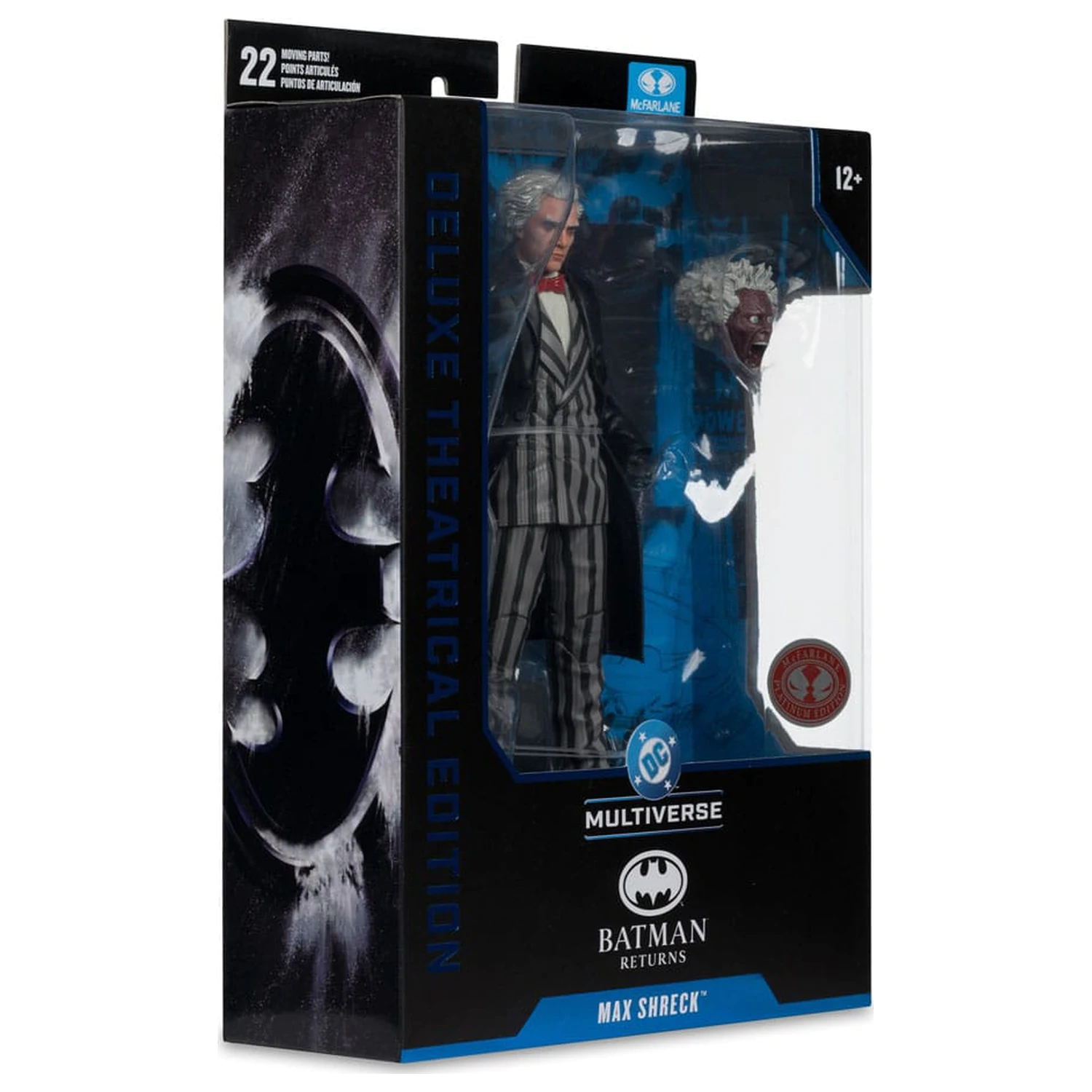 Batman Returns DC Theatrical Deluxe Edition Action Figure Max Shreck (Red Platinum Edition) 18 cm product photo