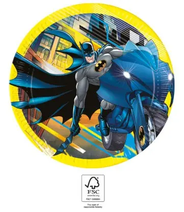 Batman Rogue Rage Paper Plates 8 pcs 23 cm FSC product photo