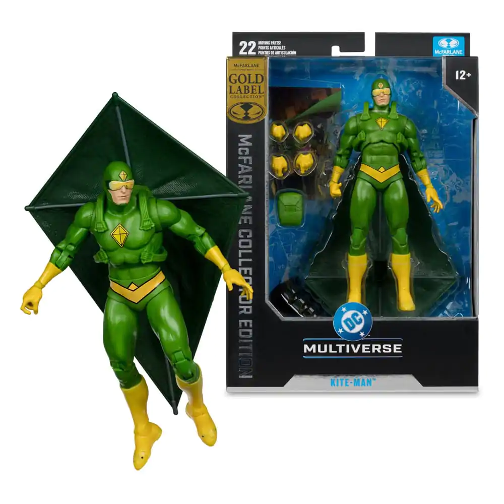 Batman Rogues DC Multiverse McFarlane Collector Edition Action Figure #43 Kite Man (Gold Label) 21 cm product photo