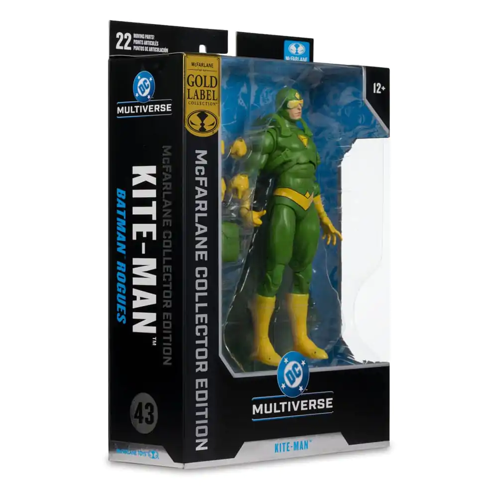 Batman Rogues DC Multiverse McFarlane Collector Edition Action Figure #43 Kite Man (Gold Label) 21 cm product photo