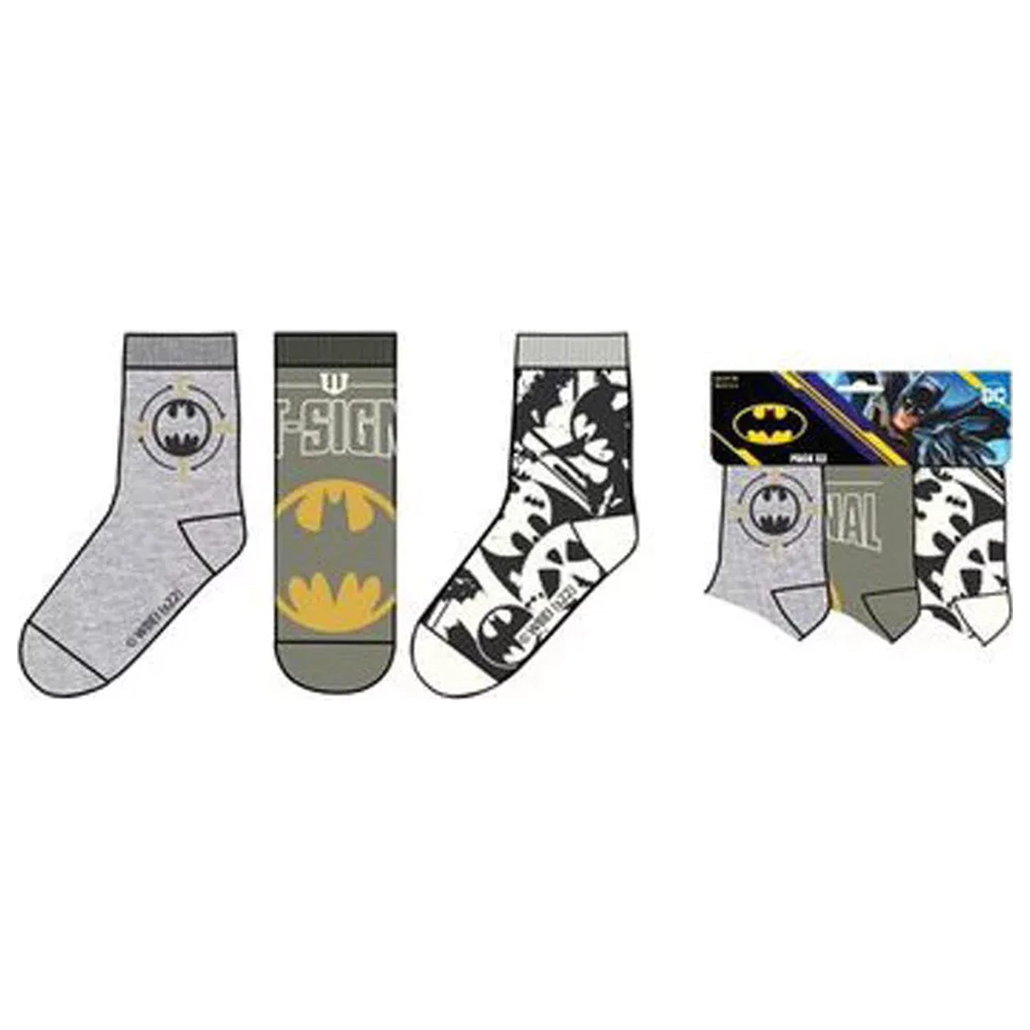 Batman Signal children's socks 23/26 product photo