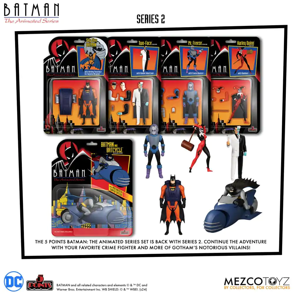 Batman: The Animated Series 2 5 Points Action Figures Deluxe Box Set 9 cm termékfotó