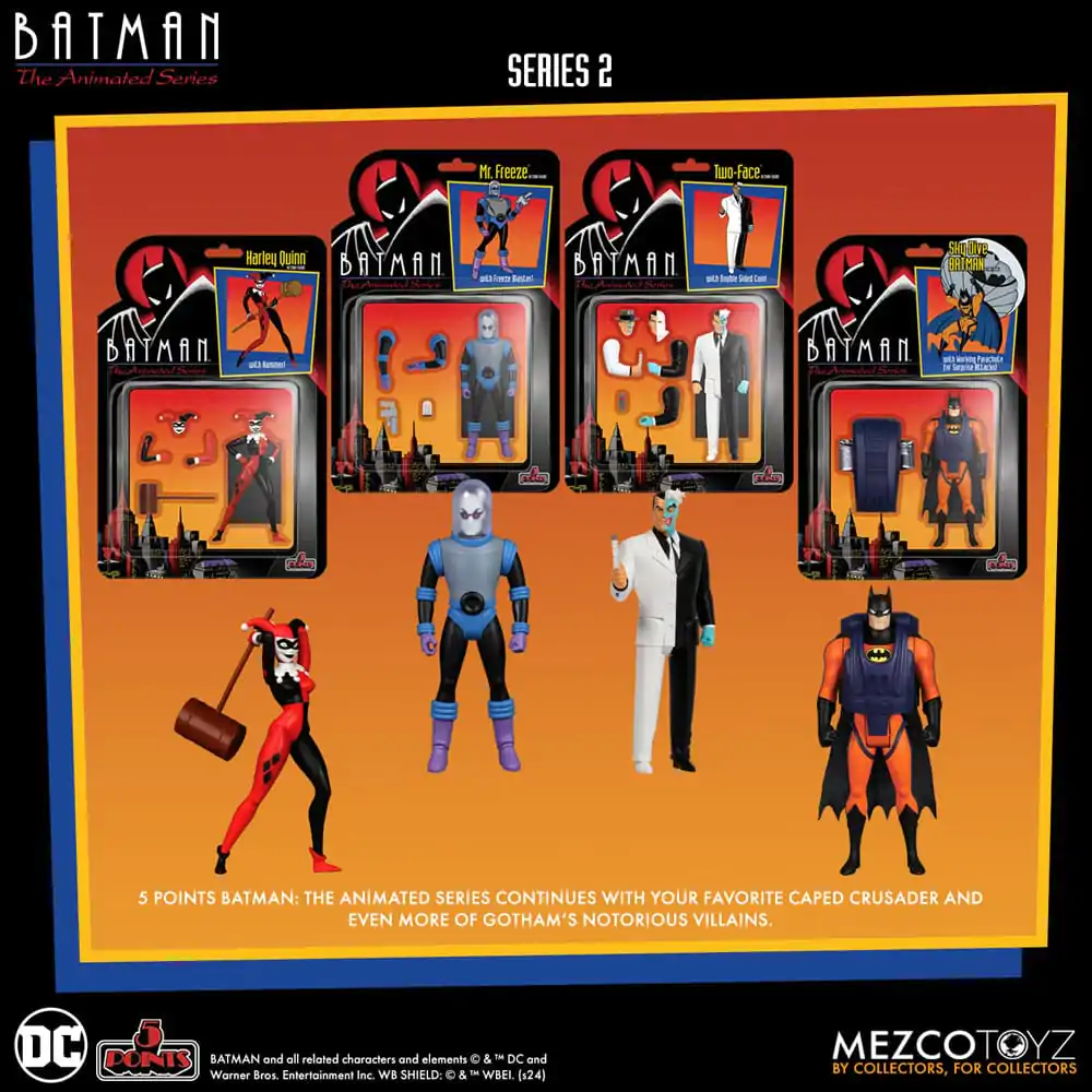 Batman: The Animated Series 2 5 Points Action Figures Deluxe Box Set 9 cm termékfotó