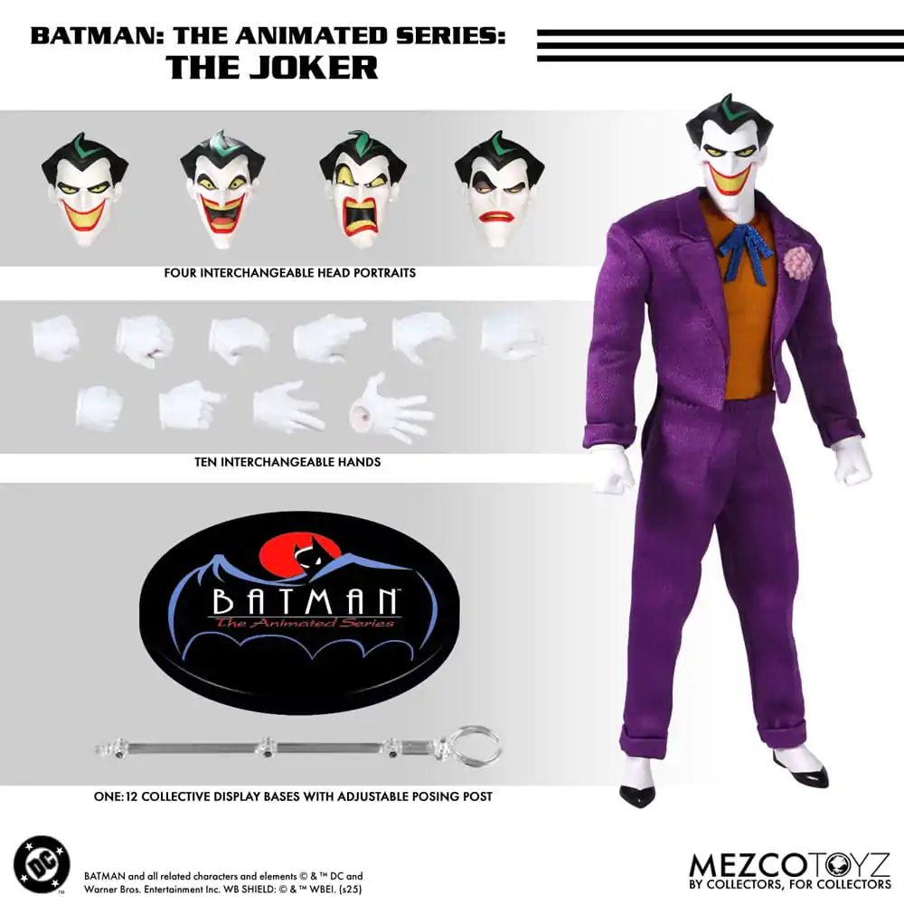 Batman: The Animated Series Action Figure 1/12 The Joker 17 cm product photo