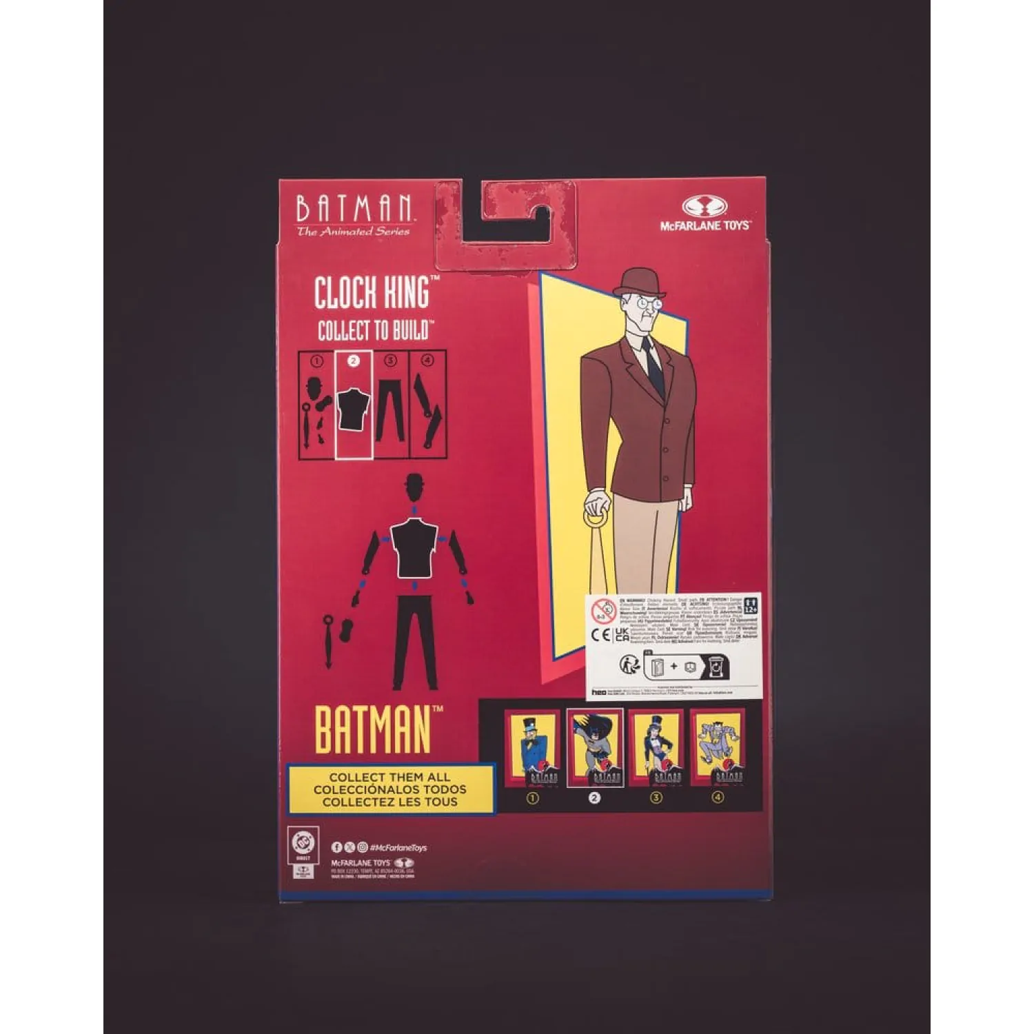 Batman: The Animated Series DC Direct Build-A Action Figure Wave 7 Batman (Alternate Expressions) (Platinum Edition) 15 cm product photo