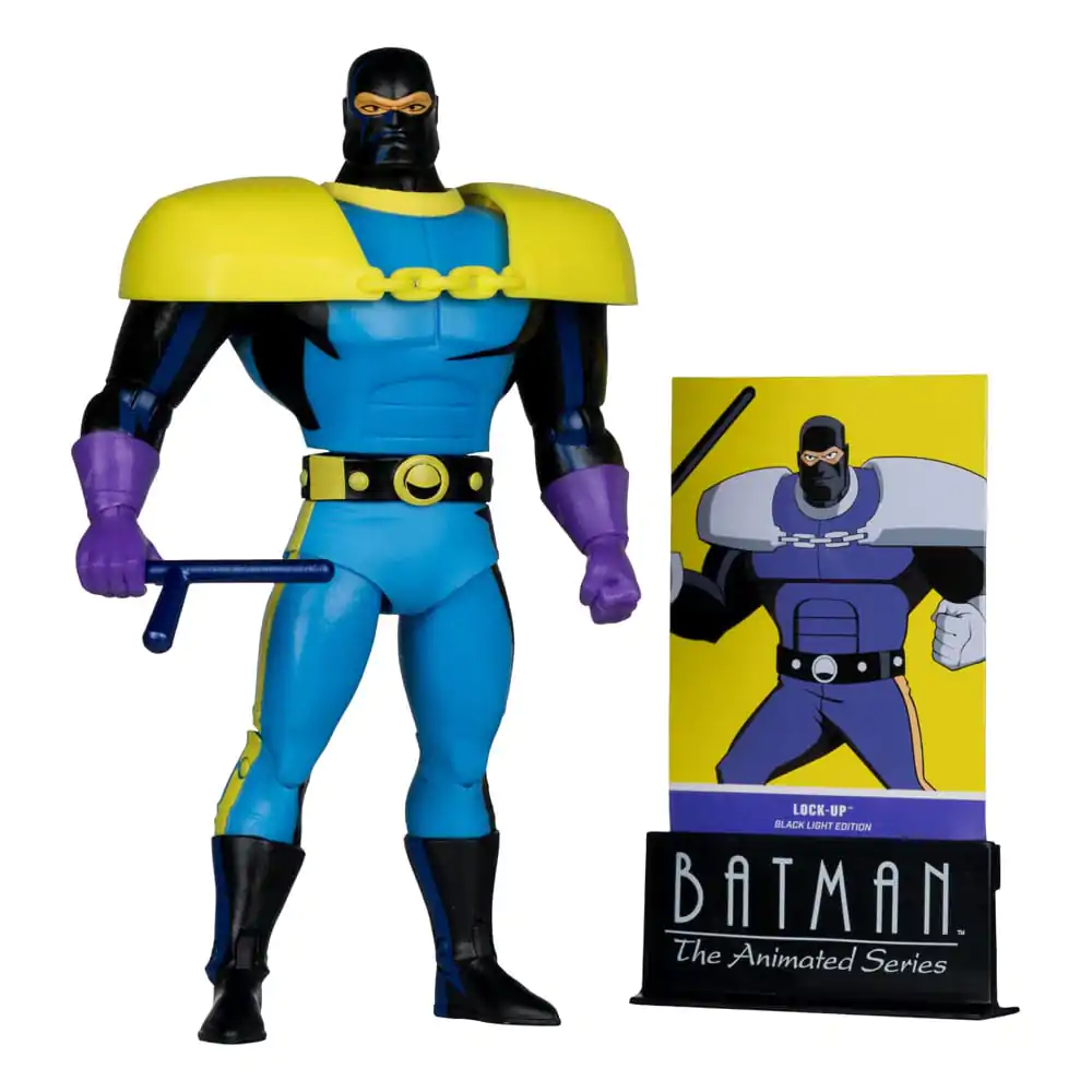 Batman: The Animated Series DC Direct Build-A Action Figures Wave 5 Lock-Up Black Light Edition (Gold Label) 15 cm product photo