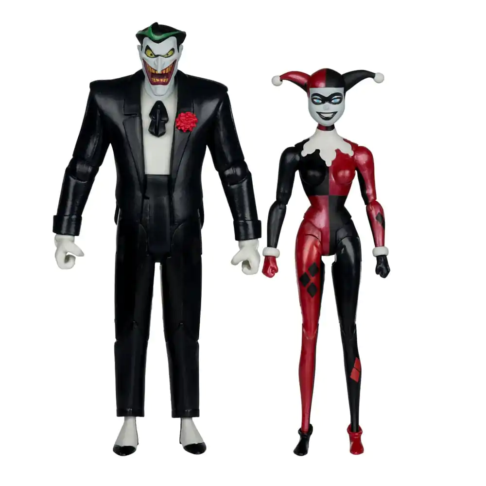 Batman: The Animated Series DC Direct Action Figures Harley Quinn & The Joker (Mad Love) (Gold Label) 18 cm product photo