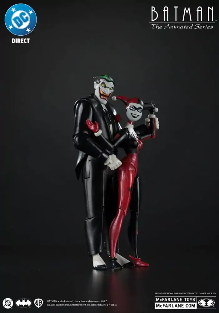 Batman: The Animated Series DC Direct Action Figures Harley Quinn & The Joker (Mad Love) (Gold Label) 18 cm product photo