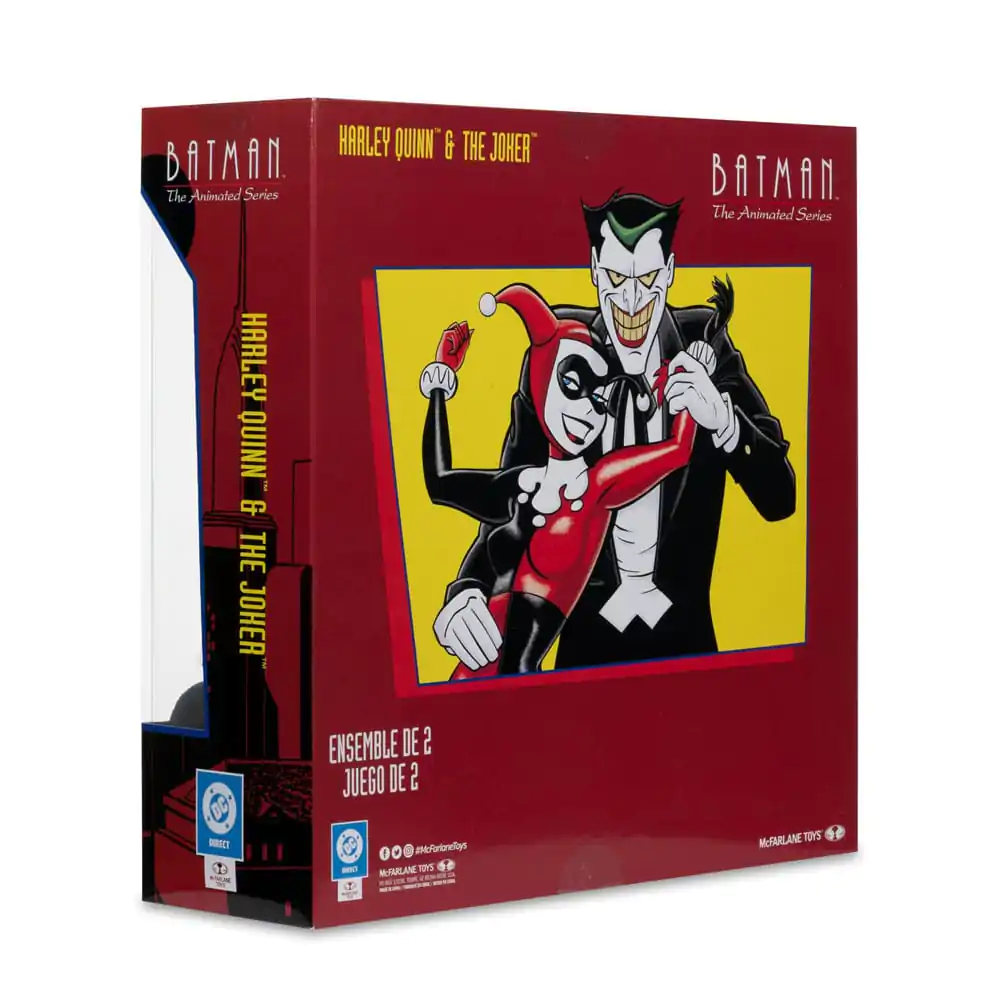 Batman: The Animated Series DC Direct Action Figures Harley Quinn & The Joker (Mad Love) (Gold Label) 18 cm product photo