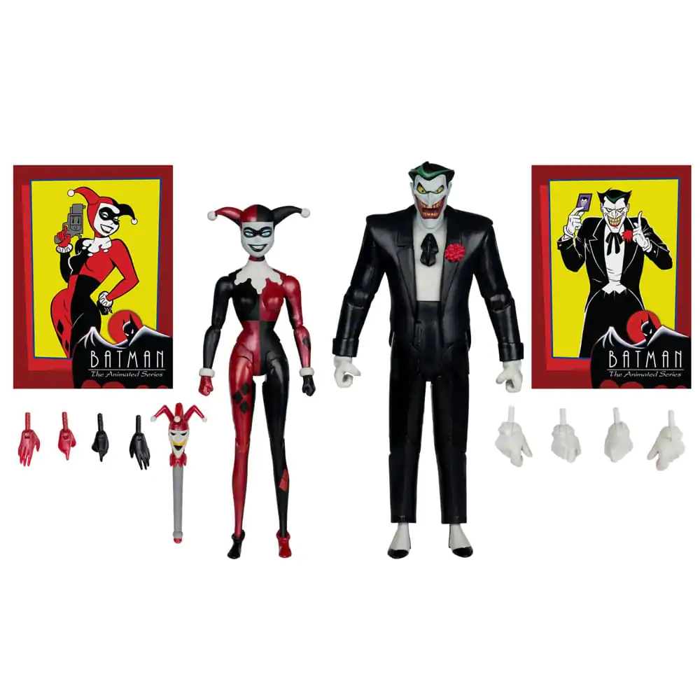 Batman: The Animated Series DC Direct Action Figures Harley Quinn & The Joker (Mad Love) (Gold Label) 18 cm product photo