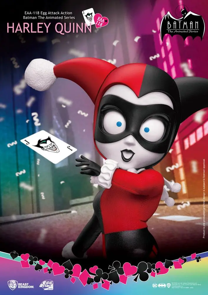 Batman The Animated Series Egg Attack Action Action Figure Harley Quinn 17 cm product photo