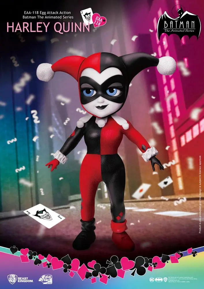 Batman The Animated Series Egg Attack Action Action Figure Harley Quinn 17 cm product photo
