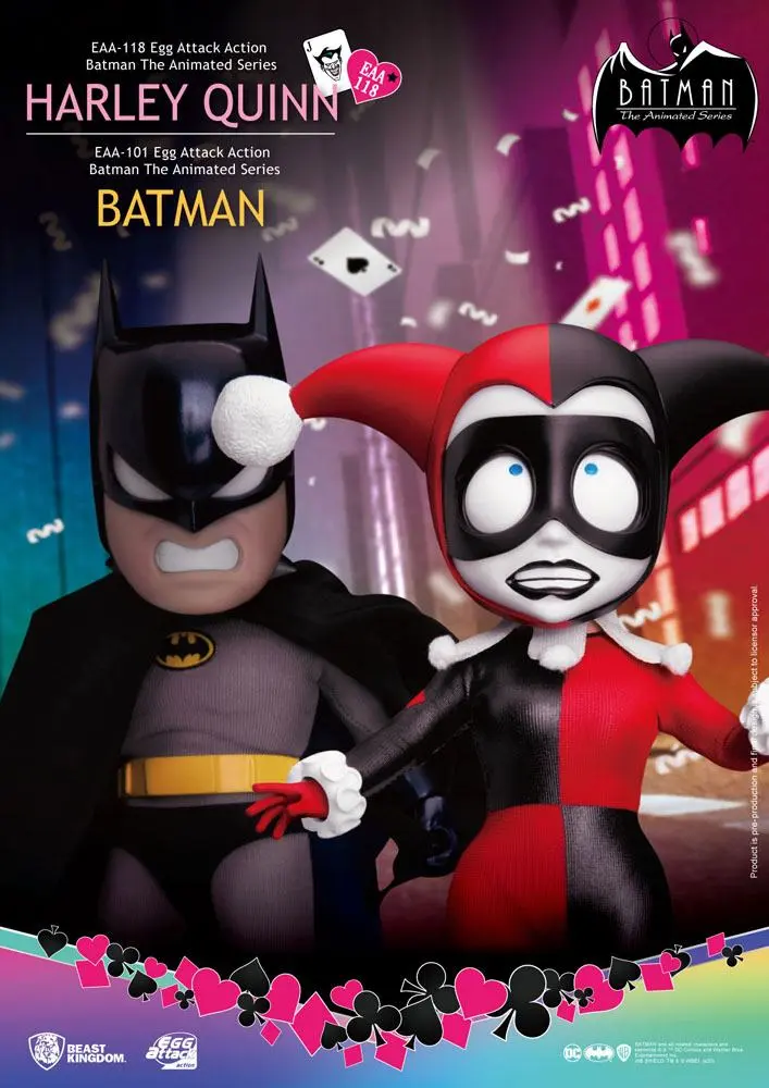 Batman The Animated Series Egg Attack Action Action Figure Harley Quinn 17 cm product photo