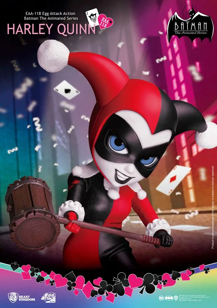 Batman The Animated Series Egg Attack Action Action Figure Harley Quinn 17 cm product photo
