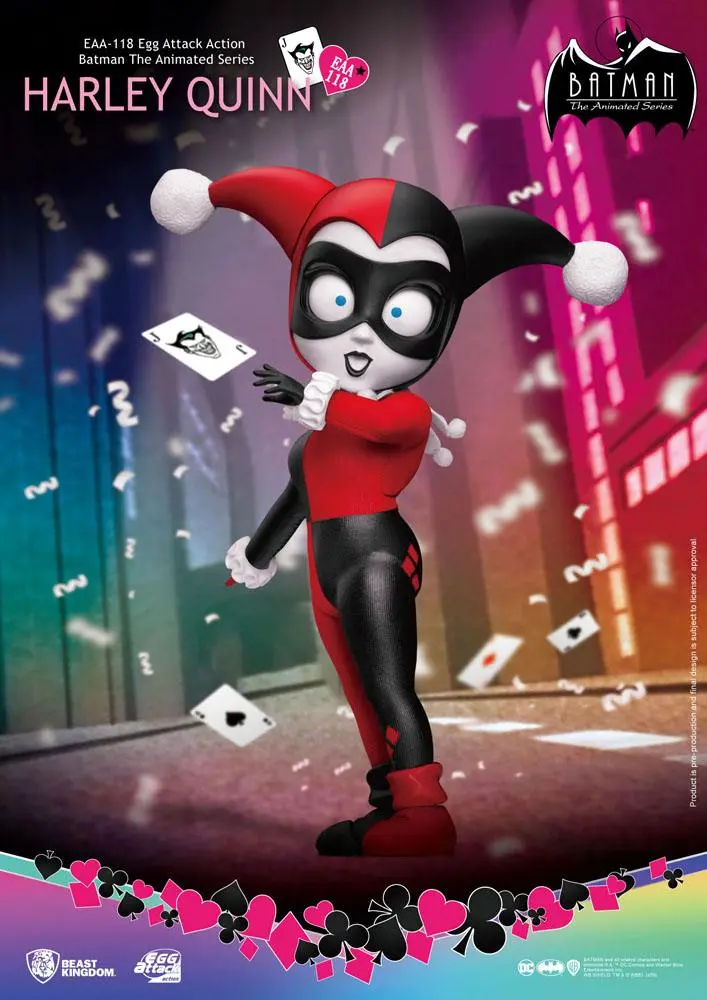 Batman The Animated Series Egg Attack Action Action Figure Harley Quinn 17 cm product photo