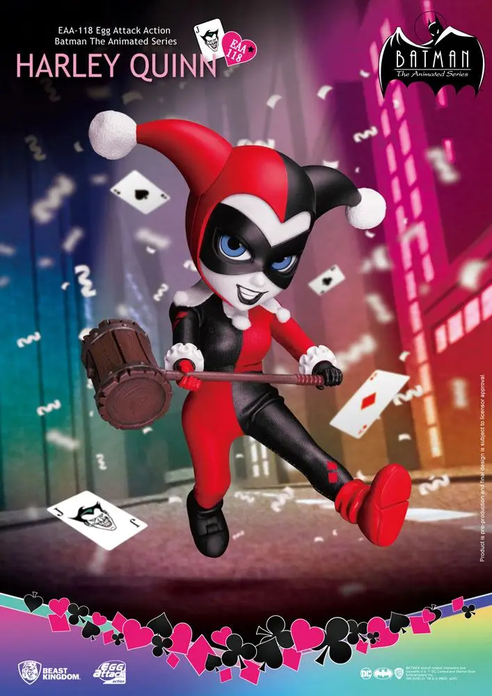 Batman The Animated Series Egg Attack Action Action Figure Harley Quinn 17 cm product photo