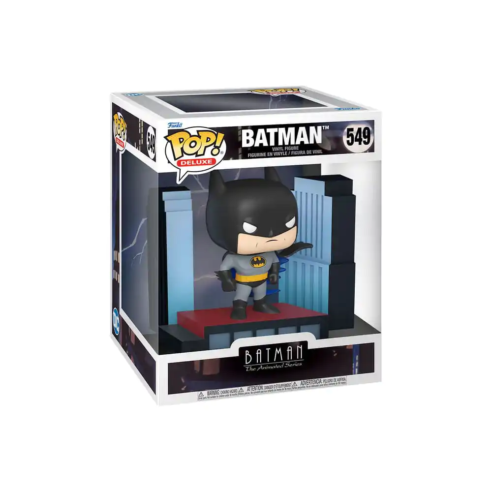 Batman The Animated Series Funko POP! Deluxe Vinyl Figure Batman on Rooftop 9 cm product photo