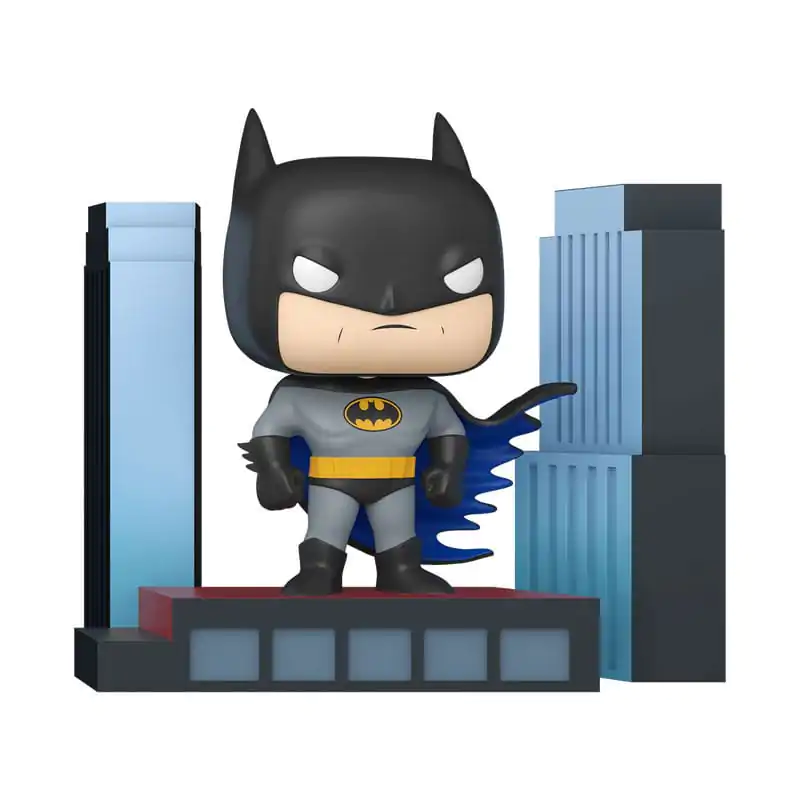 Batman The Animated Series Funko POP! Deluxe Vinyl Figure Batman on Rooftop 9 cm product photo