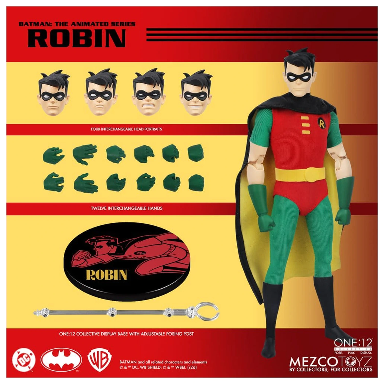 Batman: The Animated Series One:12 Collective Action Figure 1/12 Robin 17 cm product photo