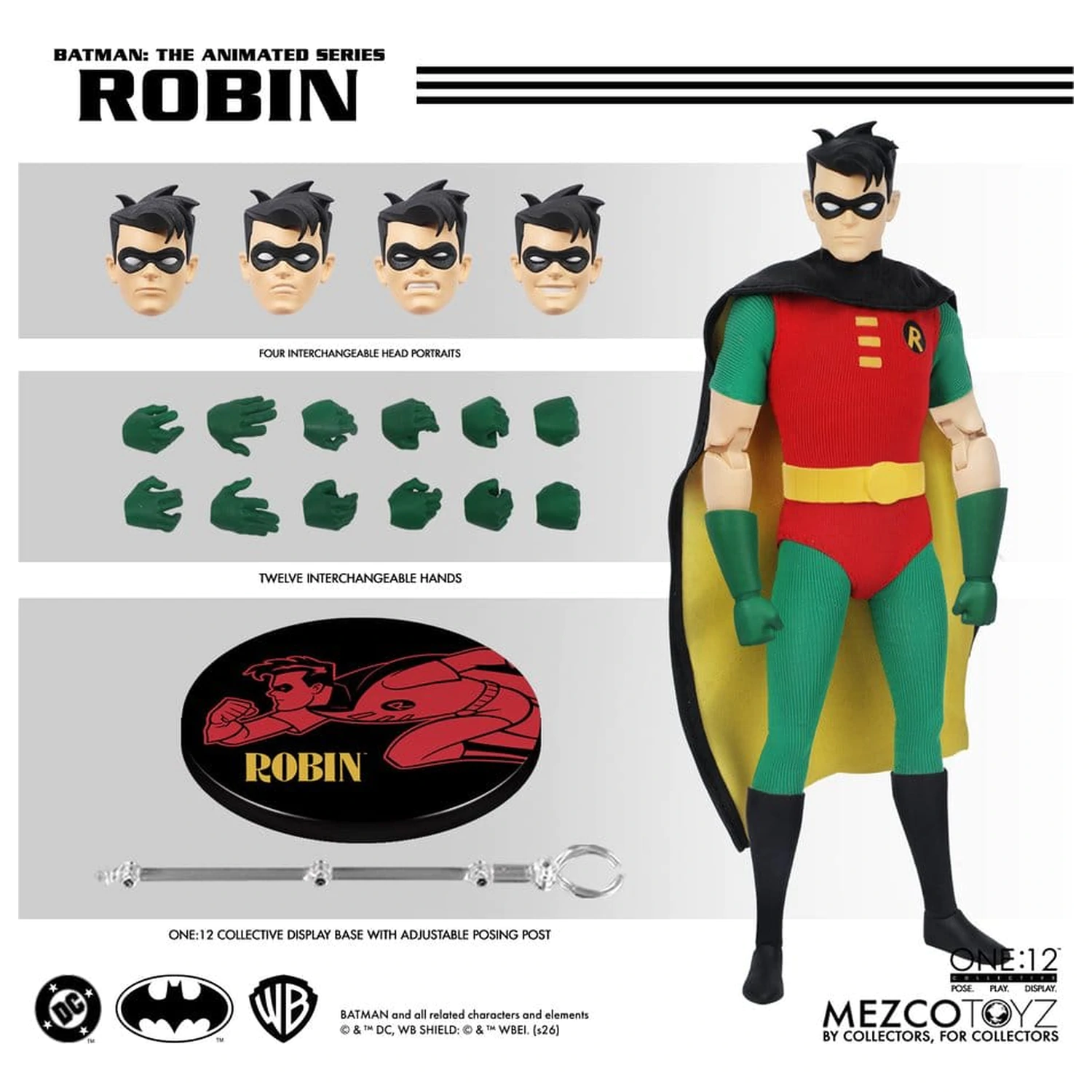 Batman: The Animated Series One:12 Collective Action Figure 1/12 Robin 17 cm product photo