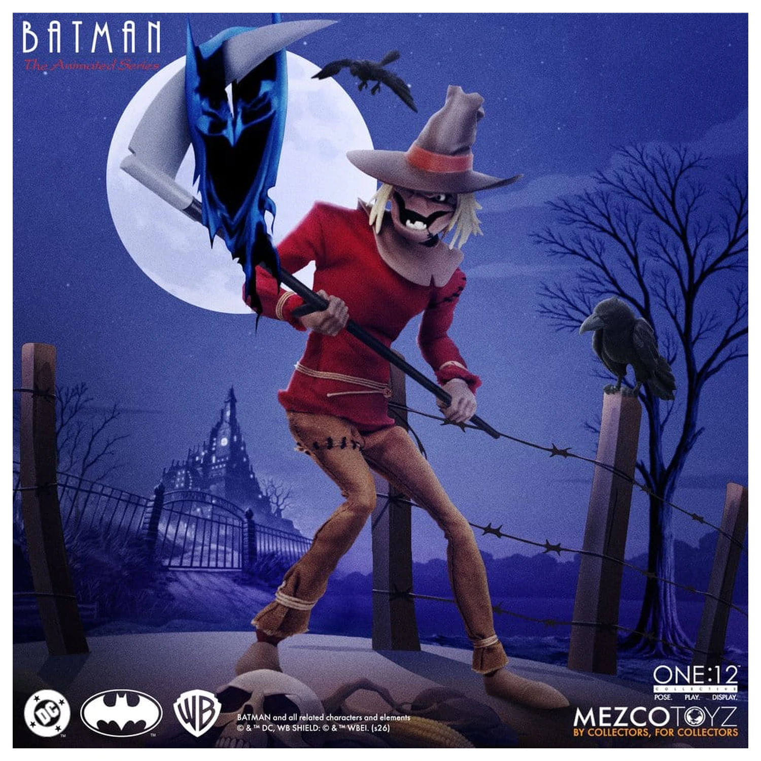 Batman: The Animated Series One:12 Collective Action Figure Scarecrow 17 cm product photo