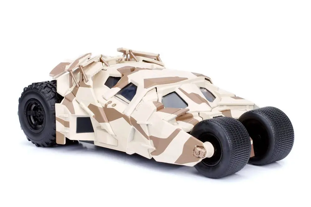 Batman The Dark Knight Diecast Model 1/24 2008 Batmobile Camo with figure termékfotó