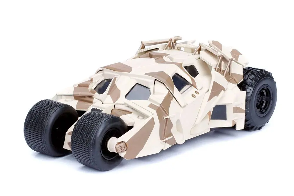 Batman The Dark Knight Diecast Model 1/24 2008 Batmobile Camo with figure termékfotó