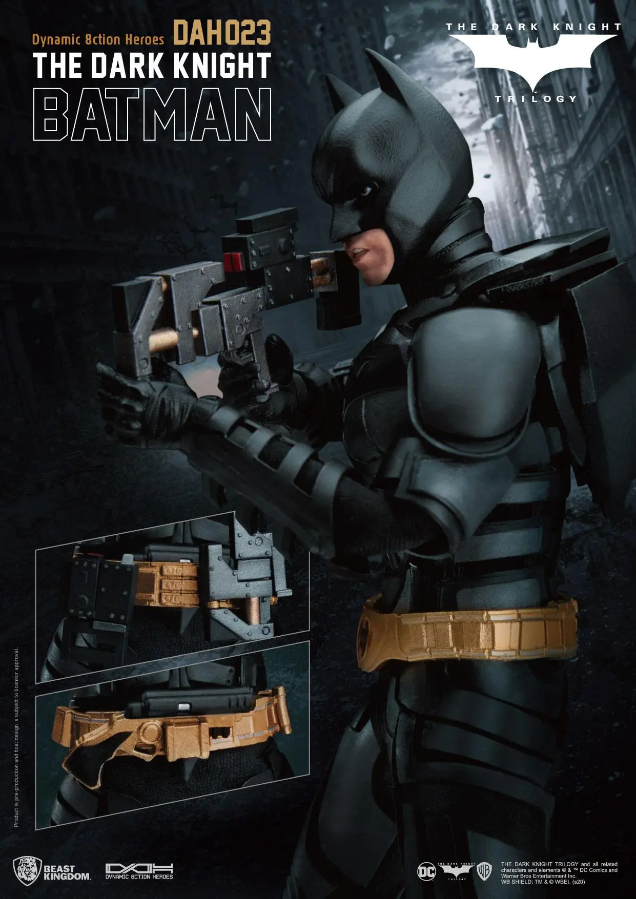 Batman The Dark Knight Dynamic 8ction Heroes Action Figure 1/9 Batman 21 cm product photo