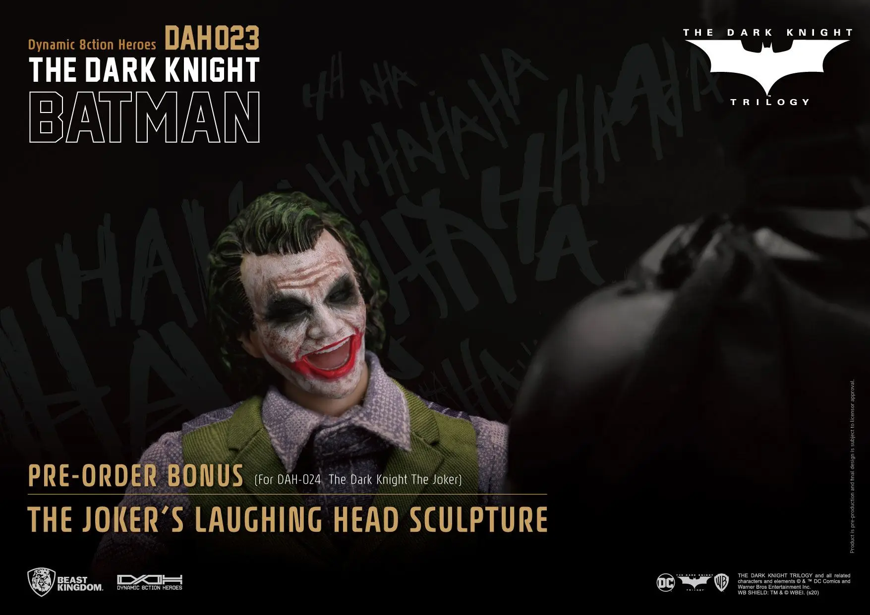 Batman The Dark Knight Dynamic 8ction Heroes Action Figure 1/9 Batman 21 cm product photo