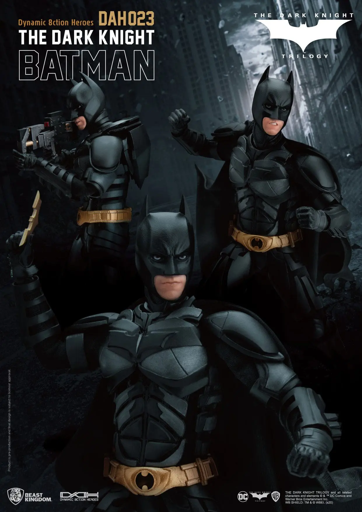 Batman The Dark Knight Dynamic 8ction Heroes Action Figure 1/9 Batman 21 cm product photo