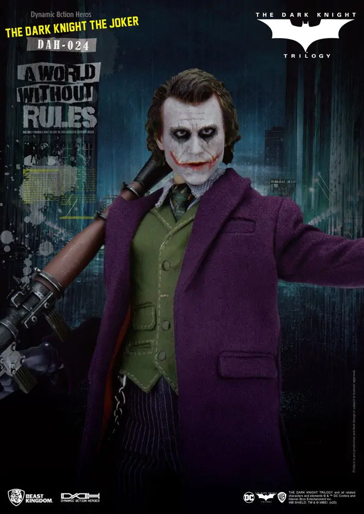 Batman The Dark Knight Dynamic 8ction Heroes Action Figure 1/9 The Joker 21 cm termékfotó