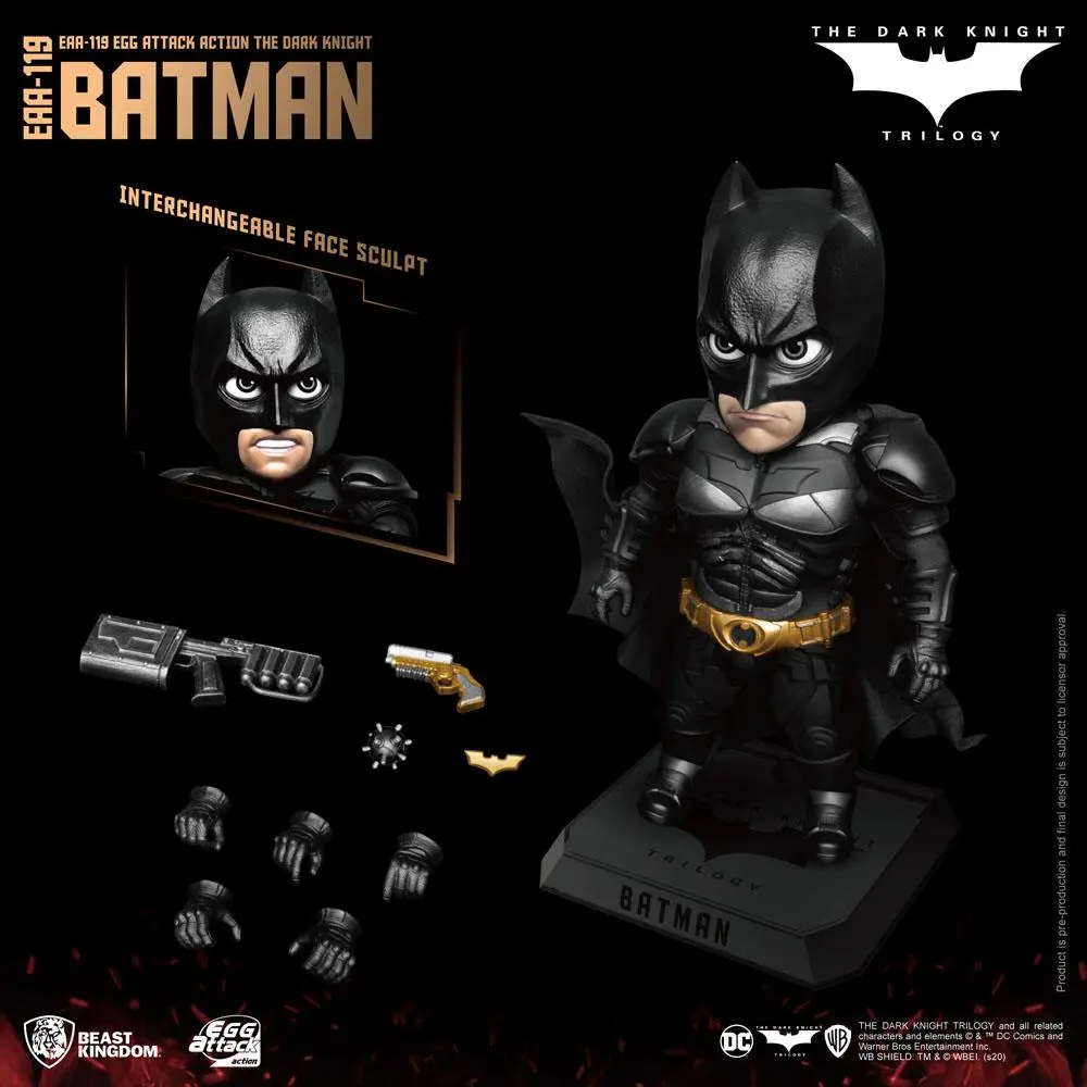 Batman The Dark Knight Egg Attack Action Action Figure Batman Deluxe Version 17 cm product photo