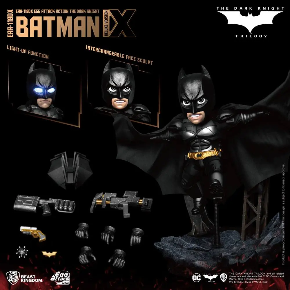 Batman The Dark Knight Egg Attack Action Action Figure Batman Deluxe Version 17 cm product photo