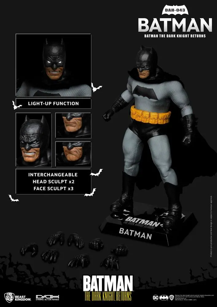 Batman The Dark Knight Return Dynamic 8ction Heroes Action Figure 1/9 Batman 21 cm termékfotó