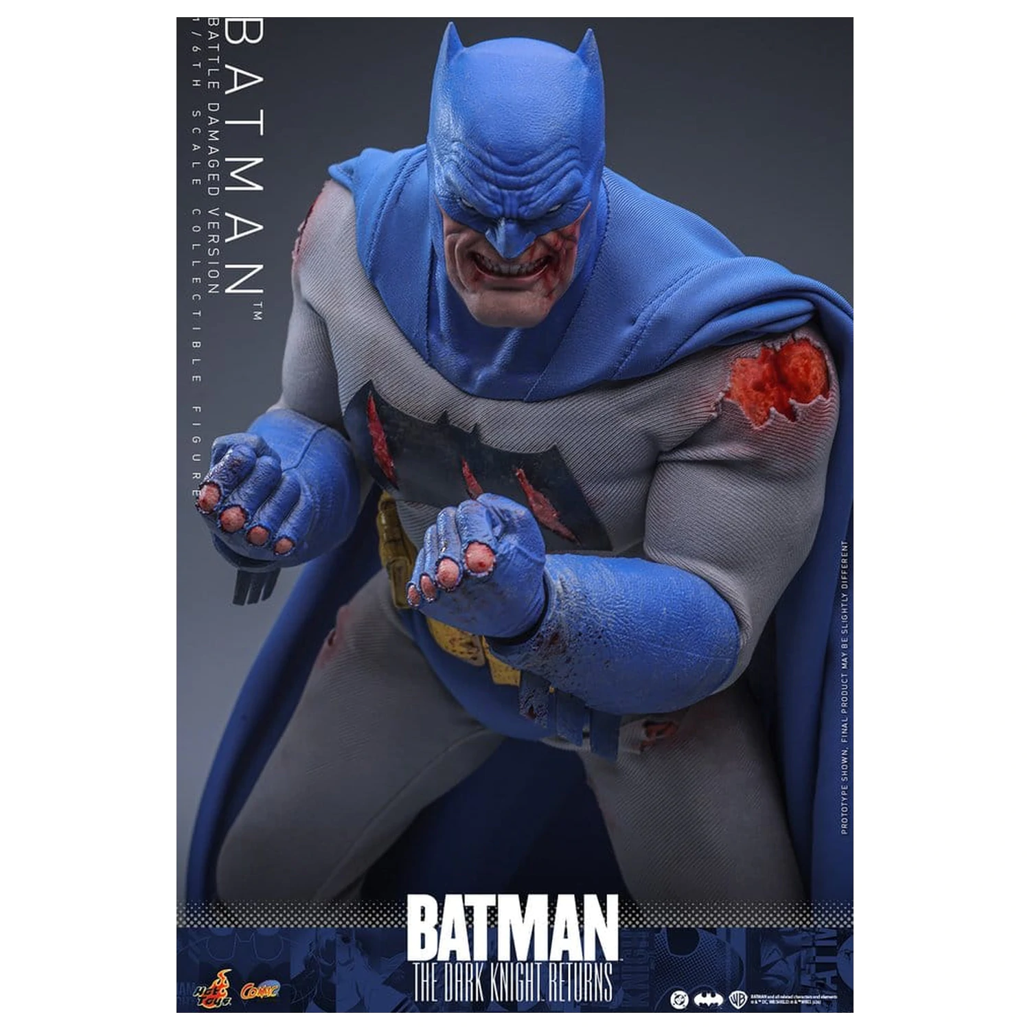 Batman: The Dark Knight Returns Comic Masterpiece Action Figure 1/6 Batman (Battle Damaged Version) 32 cm product photo