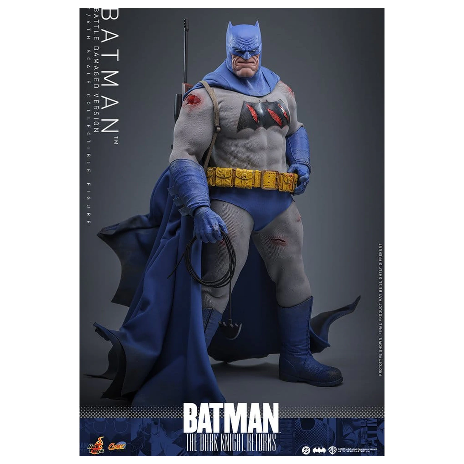 Batman: The Dark Knight Returns Comic Masterpiece Action Figure 1/6 Batman (Battle Damaged Version) 32 cm product photo