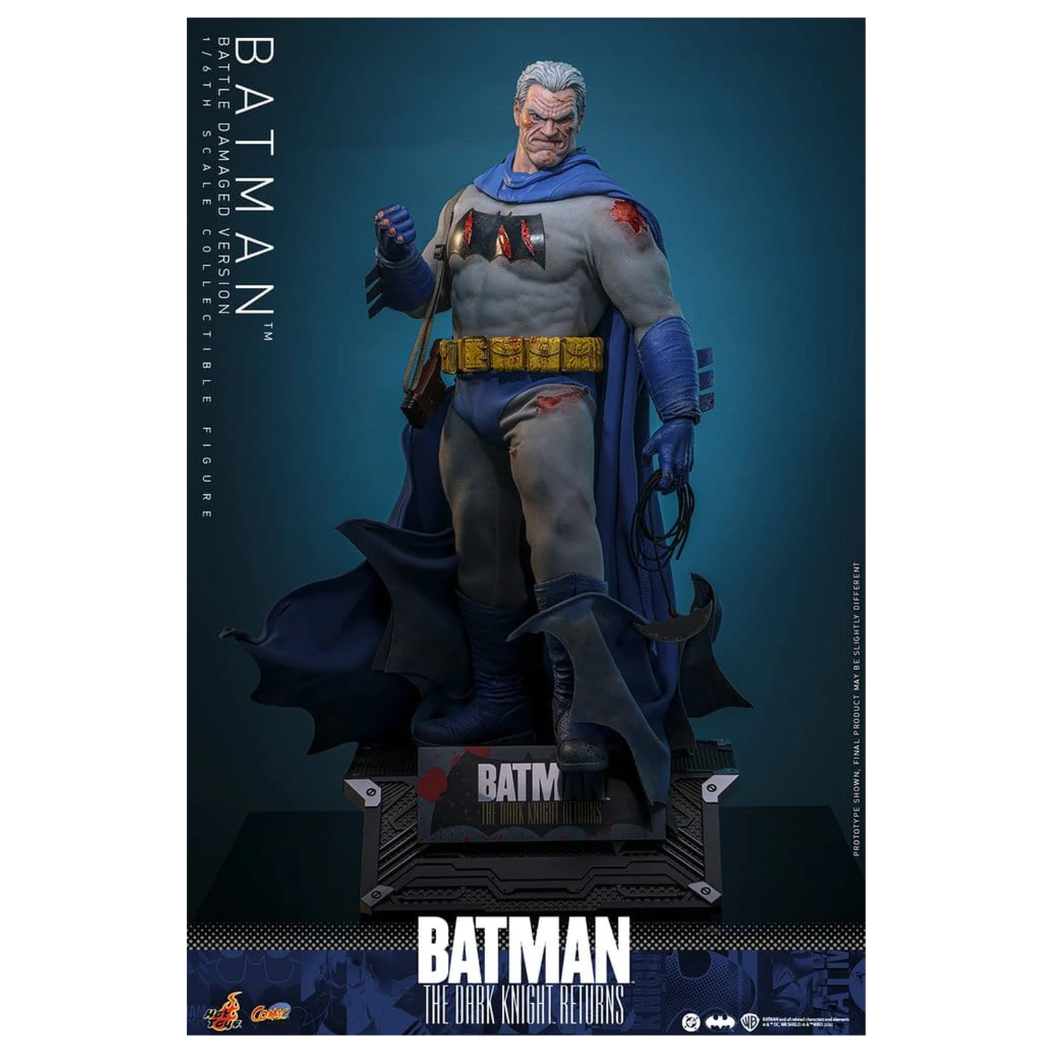 Batman: The Dark Knight Returns Comic Masterpiece Action Figure 1/6 Batman (Battle Damaged Version) 32 cm product photo